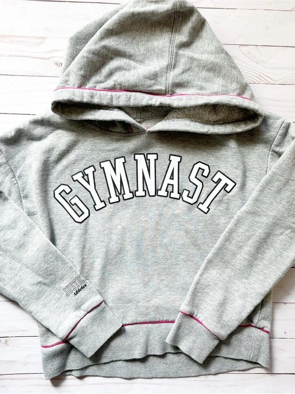 Girls Justice Gymnast Hoodie (size 10)